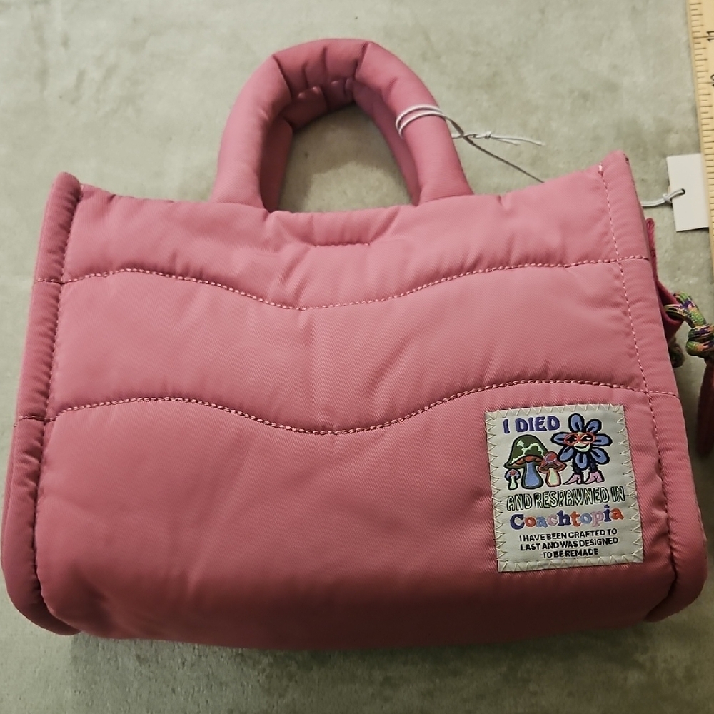 NWT COACH COACHTOPIA LOOP MINI TOTE CT385 PUFFY CROSSBODY BAG HANDBAG PURSE